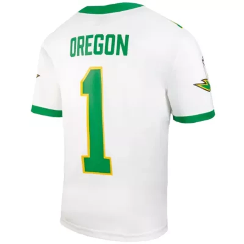 NCAA Nike #1 Oregon Ducks Vapor Fusion Jersey