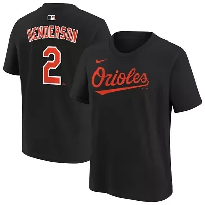 MLB Nike Gunnar Henderson Baltimore Orioles Name & Number T-Shirt