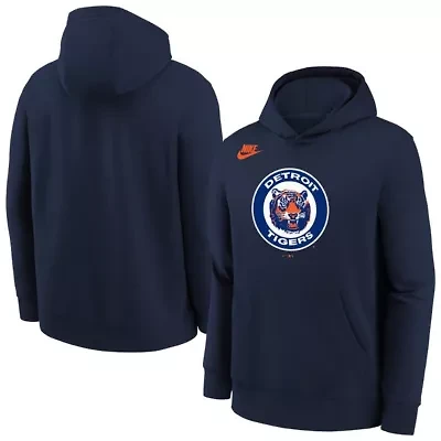 MLB Nike Athletic Detroit Tigers Club Fleece Hoodie