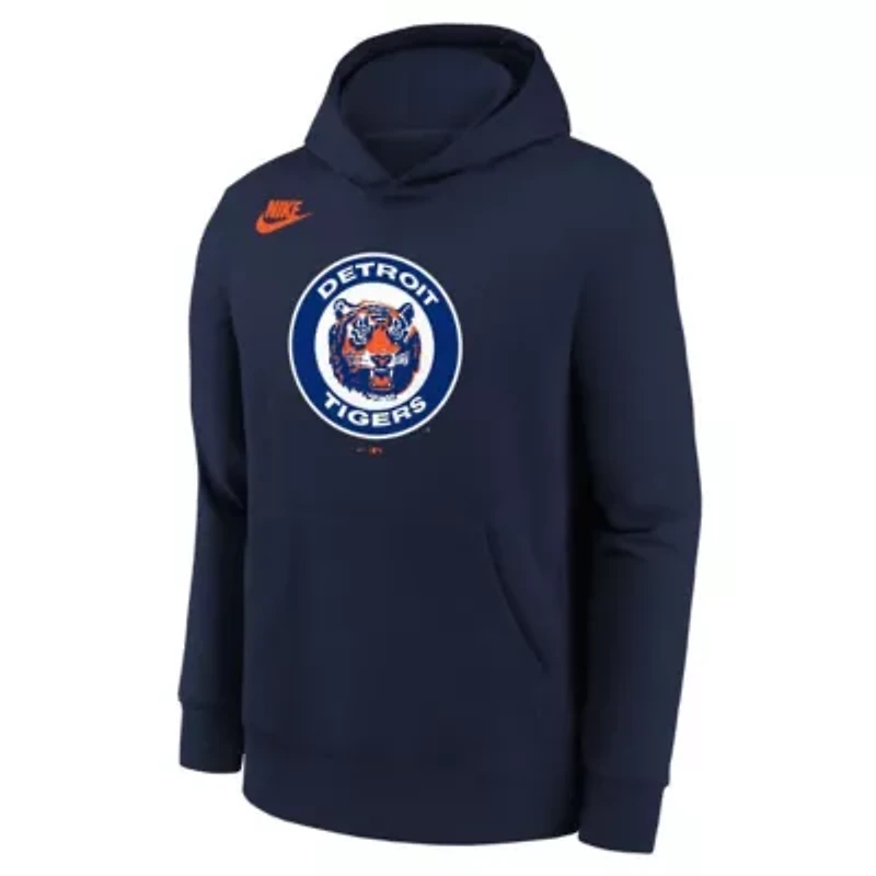 MLB Nike Athletic Detroit Tigers Club Fleece Hoodie