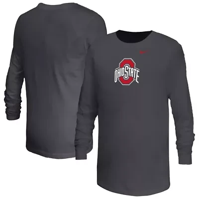 NCAA Nike Ohio State Buckeyes Legend Logo Dri-FIT Long Sleeve T-Shirt