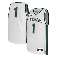 NCAA Nike #1 Michigan State Spartans Alternate Replica Basketball Jersey