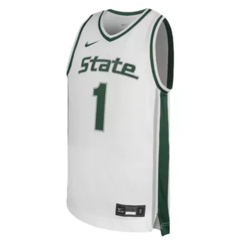 NCAA Nike #1 Michigan State Spartans Alternate Replica Basketball Jersey