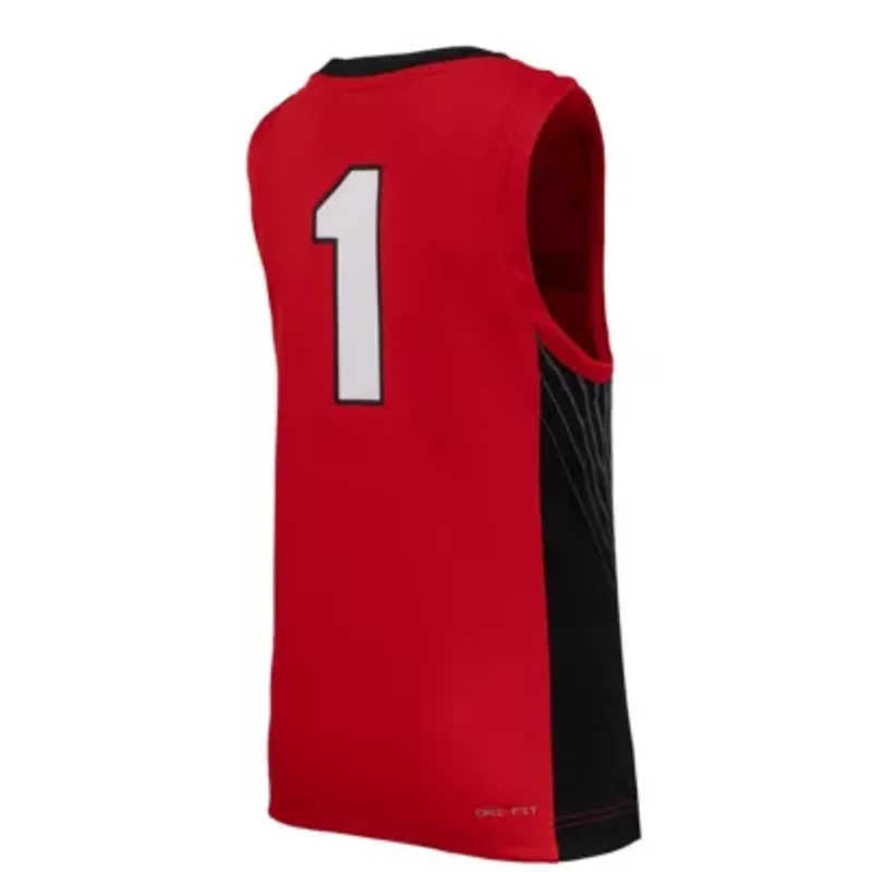 NCAA Nike #1 Georgia Bulldogs Replica Basketball Jersey