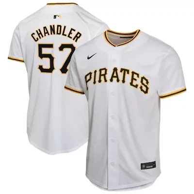MLB Nike Bubba Chandler Pittsburgh Pirates Home Player Game Jersey
