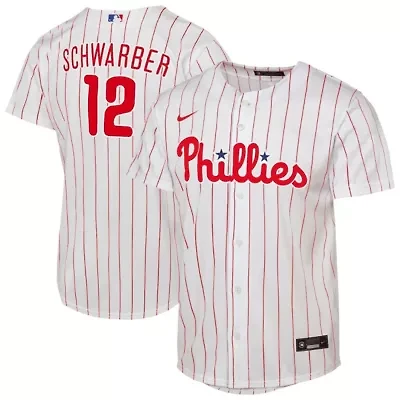 MLB Nike Kyle Schwarber Philadelphia Phillies Replica Jersey