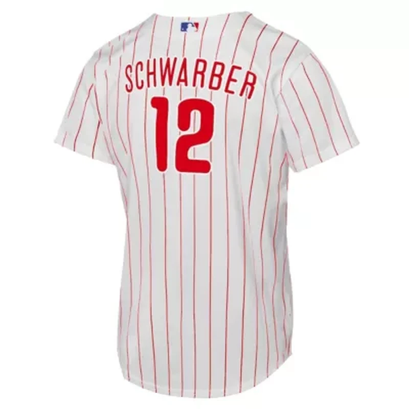 MLB Nike Kyle Schwarber Philadelphia Phillies Replica Jersey