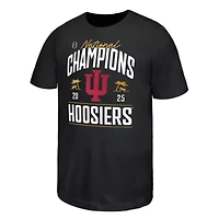 NCAA Indiana Hoosiers Football Playoff 2025 National s Locker Room Replica T-Shirt