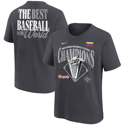 Youth World Baseball Nike Venezuela 2026 Classic s Locker Room T-Shirt