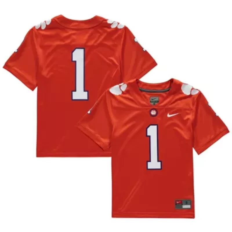 NCAA Nike #1 Clemson Tigers Replica Football Jersey