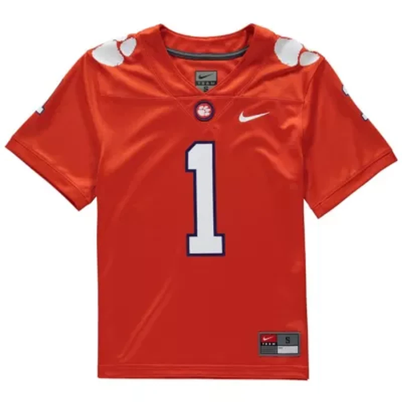 NCAA Nike #1 Clemson Tigers Replica Football Jersey