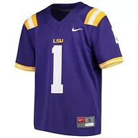 NCAA Nike #1 LSU Tigers Team Replica Football Jersey