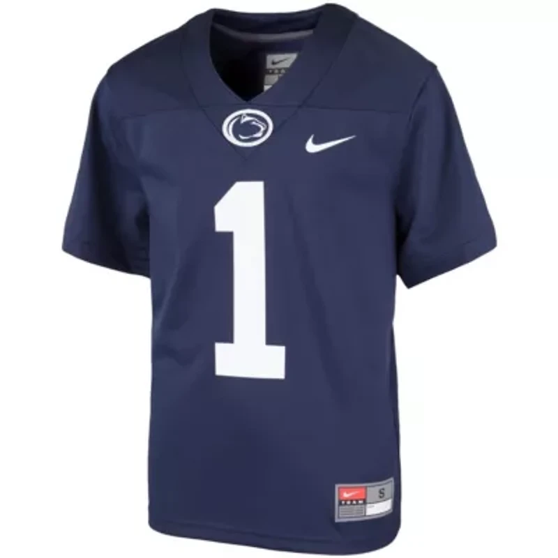 NCAA Nike #1 Penn State Nittany Lions Team Replica Football Jersey