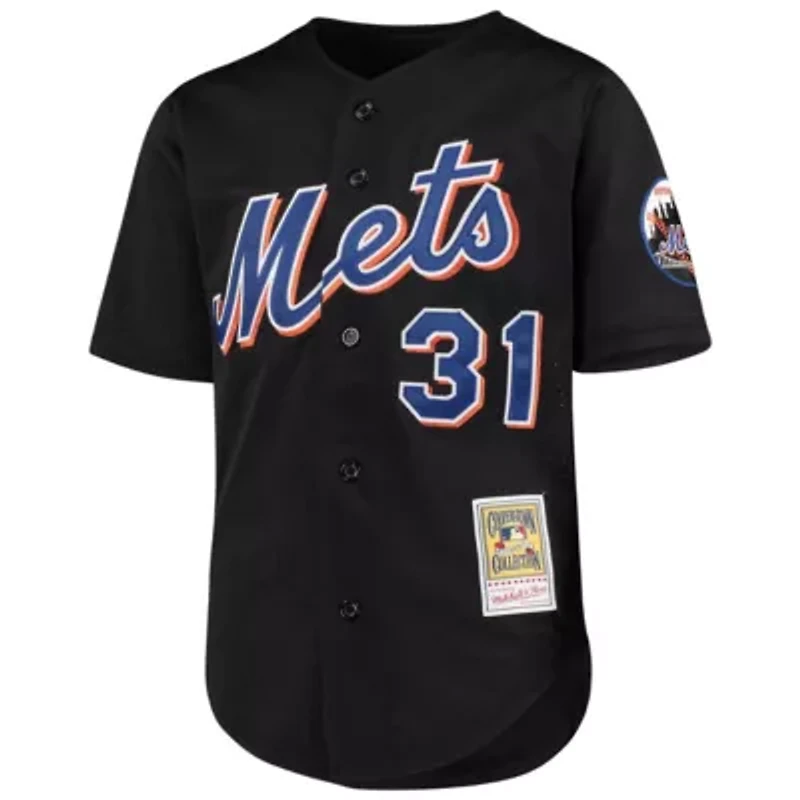 MLB Mike Piazza New York Mets Cooperstown Collection Mesh Batting Practice Jersey