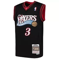NBA Allen Iverson Philadelphia 76ers Hardwood Classics Swingman Throwback Jersey