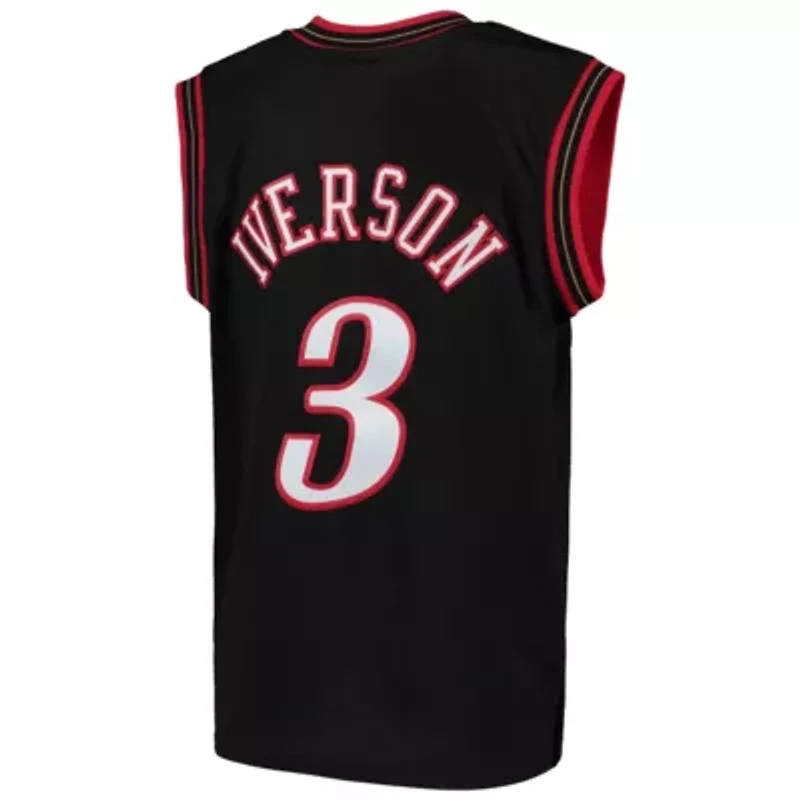 NBA Allen Iverson Philadelphia 76ers Hardwood Classics Swingman Throwback Jersey