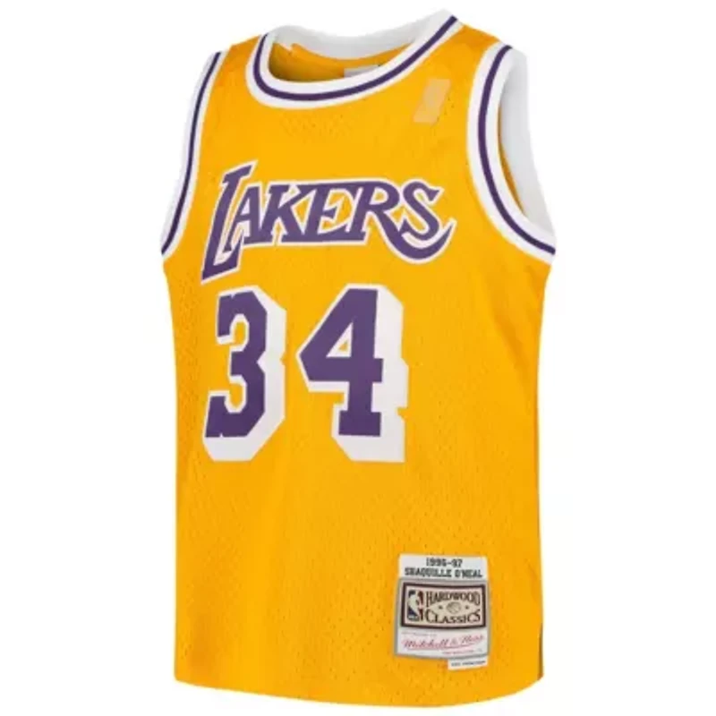 NBA Shaquille O'Neal Los Angeles Lakers Swingman Throwback Jersey