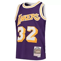 NBA Magic Johnson Los Angeles Lakers 1984-85 Hardwood Classics Swingman Throwback Jersey