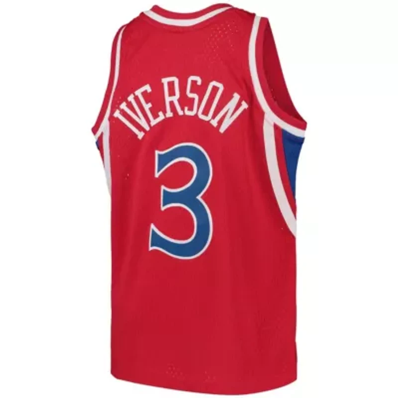 NBA Allen Iverson Philadelphia 76ers 1996/97 Hardwood Classics Swingman Throwback Jersey