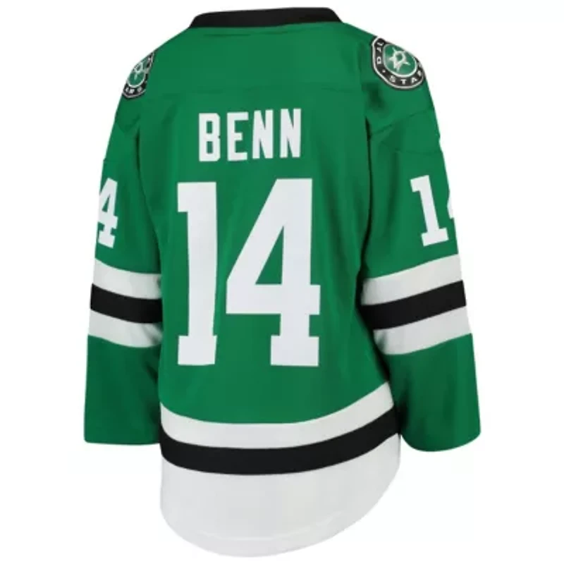NHL Jamie Benn Kelly Dallas Stars Home Replica Player Jersey