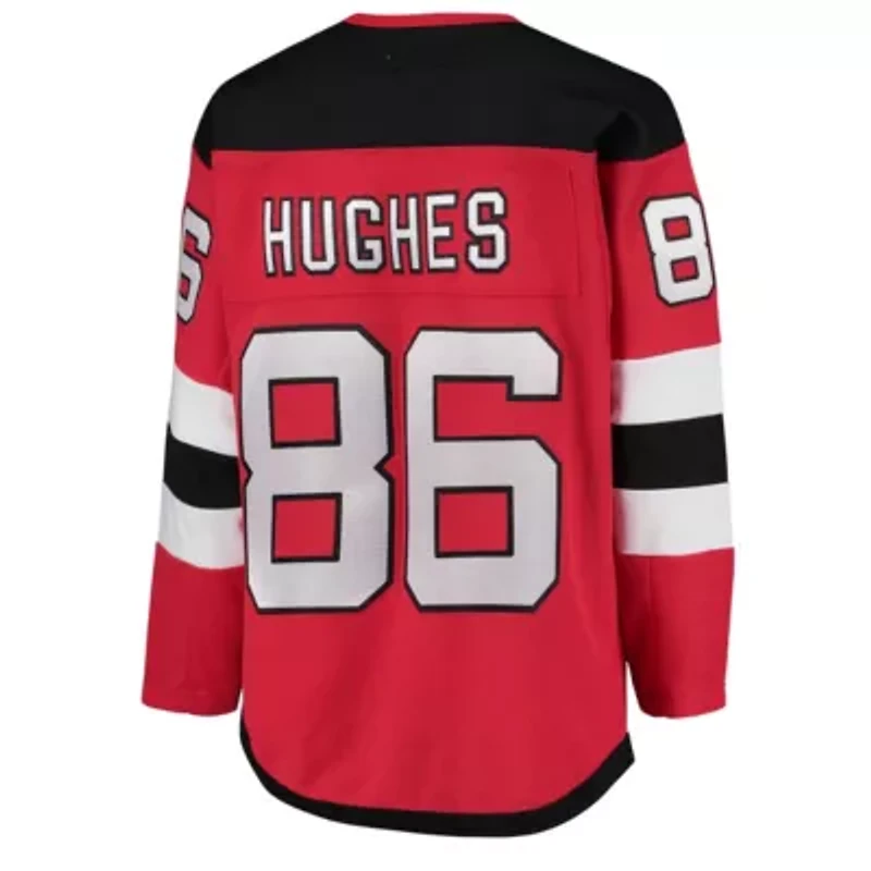 NHL Jack Hughes New Jersey Devils Home Premier Player