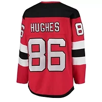 NHL Jack Hughes New Jersey Devils Home Premier Player