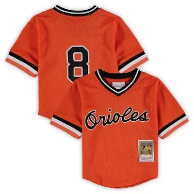 MLB Preschool & Cal Ripken Jr. Baltimore Orioles Cooperstown Collection Mesh Batting Practice Jersey