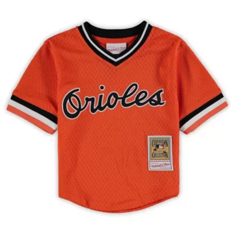 MLB Preschool & Cal Ripken Jr. Baltimore Orioles Cooperstown Collection Mesh Batting Practice Jersey