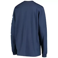 NCAA Nike North Carolina Tar Heels Arch & Logo 2-Hit Long Sleeve T-Shirt