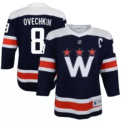 NHL Alexander Ovechkin Washington Capitals 2020/21 Alternate Replica Player Jersey