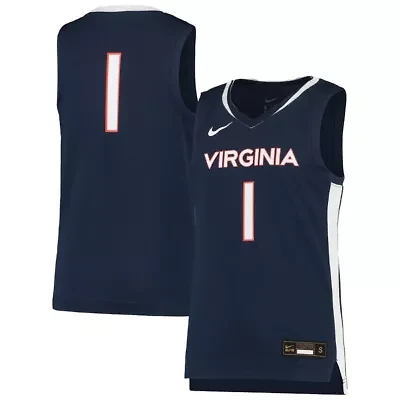 NCAA Nike #1 Virginia Cavaliers Team Replica Basketball Jersey