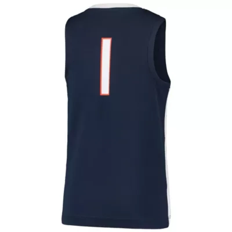 NCAA Nike #1 Virginia Cavaliers Team Replica Basketball Jersey