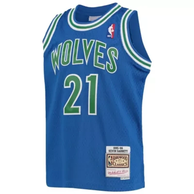 NBA Kevin Garnett Minnesota Timberwolves 1995-96 Hardwood Classics Swingman Jersey