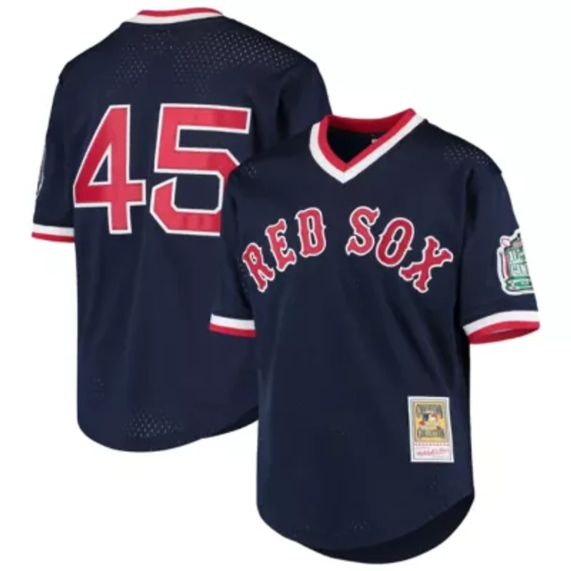Boston Red Sox MLB Pedro Martinez Cooperstown Collection Mesh Batting Practice Jersey