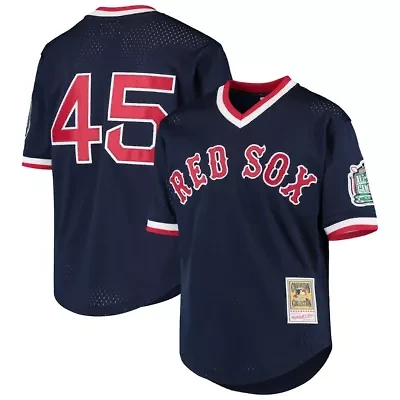 Boston Red Sox MLB Pedro Martinez Cooperstown Collection Mesh Batting Practice Jersey