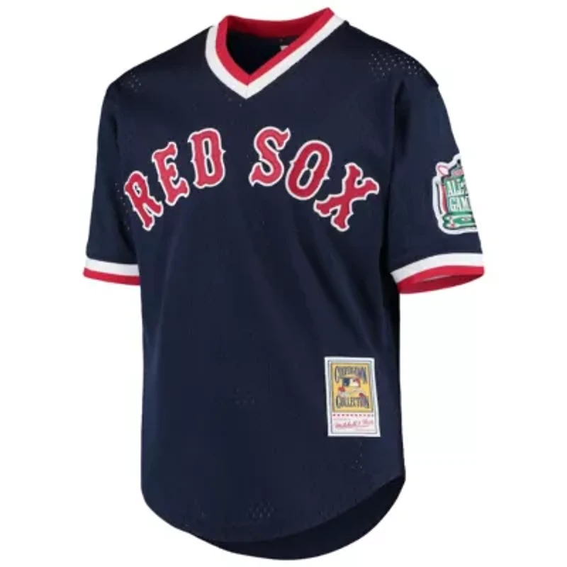 Boston Red Sox MLB Pedro Martinez Cooperstown Collection Mesh Batting Practice Jersey