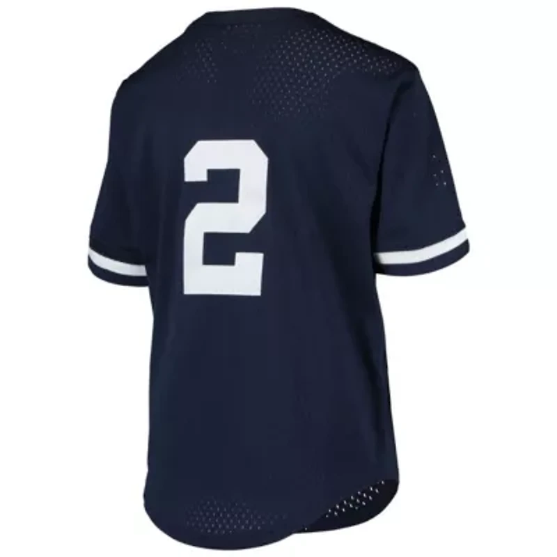 MLB Derek Jeter New York Yankees Cooperstown Collection Mesh Batting Practice Jersey