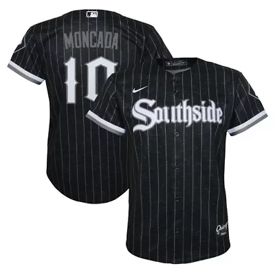 Chicago White Sox MLB Nike Yoan Moncada City Connect Replica Player Jersey