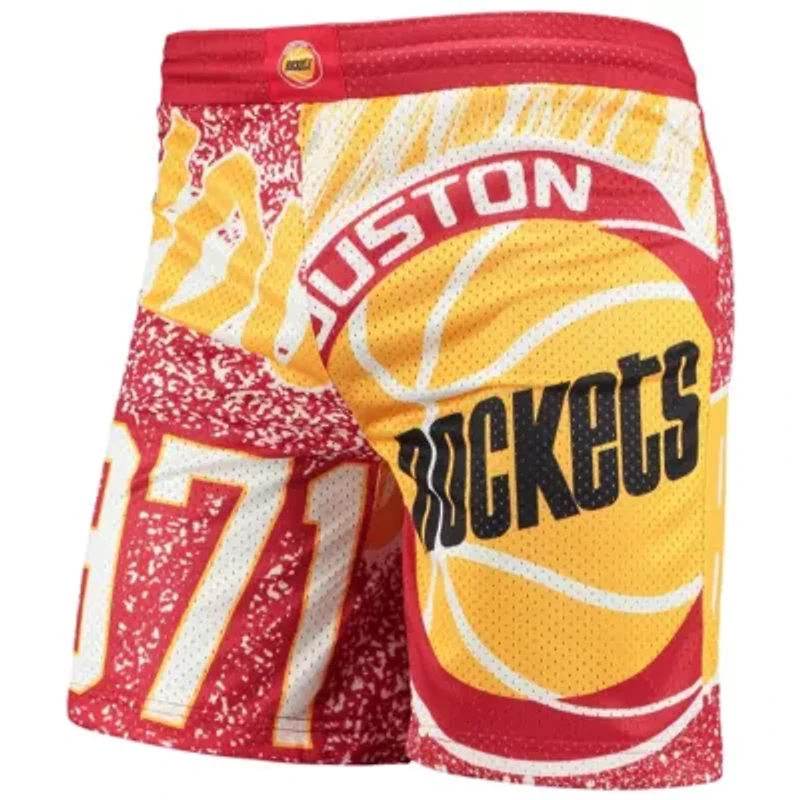 NBA Houston Rockets Hardwood Classics Jumbotron Shorts