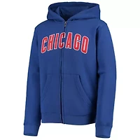 MLB Chicago Cubs Team Wordmark Full-Zip Hoodie