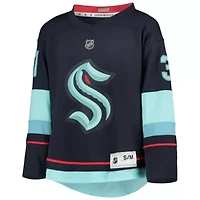 NHL Philipp Grubauer Deep Sea Seattle Kraken Home Replica Player Jersey