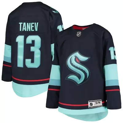 NHL Brandon Tanev Deep Sea Seattle Kraken Home Premier Player Jersey