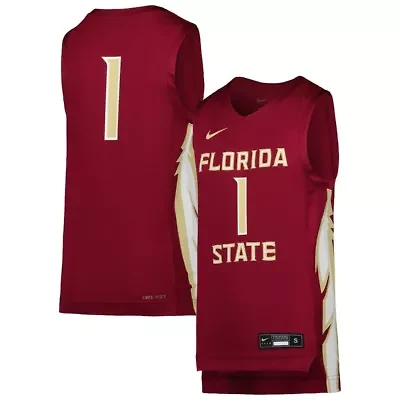 NCAA Nike Florida State Seminoles Team Replica Basketball Jersey