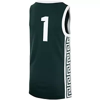 NCAA Nike #1 Michigan State Spartans Team Replica Basketball Jersey
