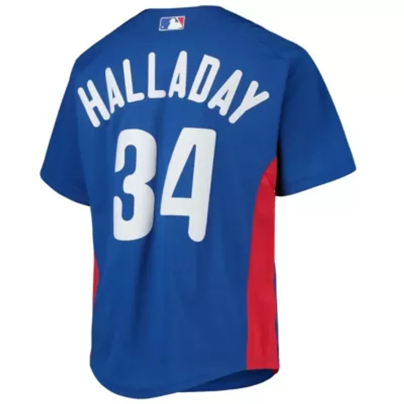 MLB Roy Halladay Philadelphia Phillies Cooperstown Collection Mesh Batting Practice Jersey