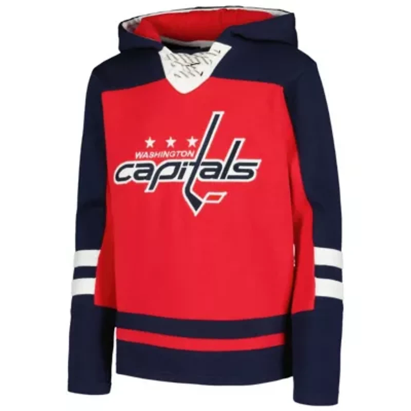 NHL TJ Oshie Washington Capitals Ageless Must-Have V-Neck Name & Number Pullover Hoodie