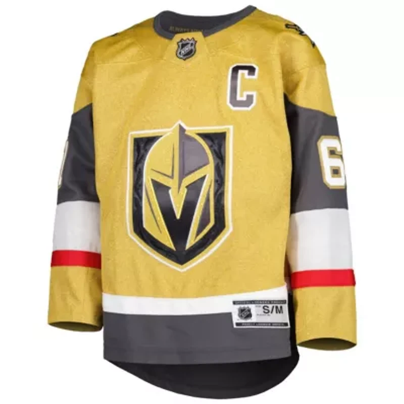NHL Mark Vegas Golden Knights Home Captain Patch Premier Player Jersey