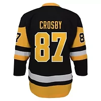NHL Sidney Crosby Pittsburgh Penguins Captain Patch Home Replica Player Jersey