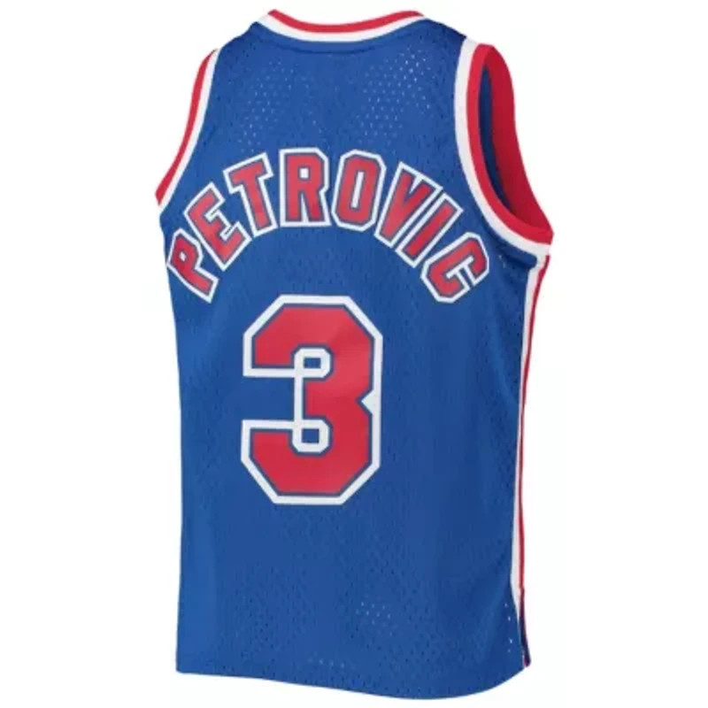 Hardwood Classic Teams Drazen Petrovic New Jersey Nets 1992/93 Classics Swingman