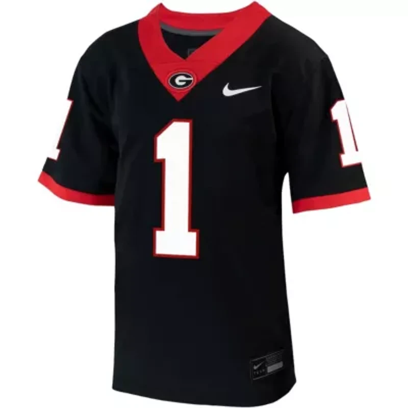 NCAA Nike #1 Georgia Bulldogs Untouchable Football Jersey